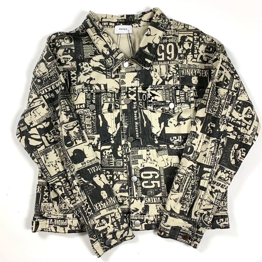 Rhude Phone Sex Trucker Jacket